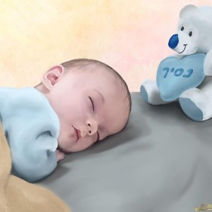 תינוק-מלאך-דיוקן-הודיה-בושארי