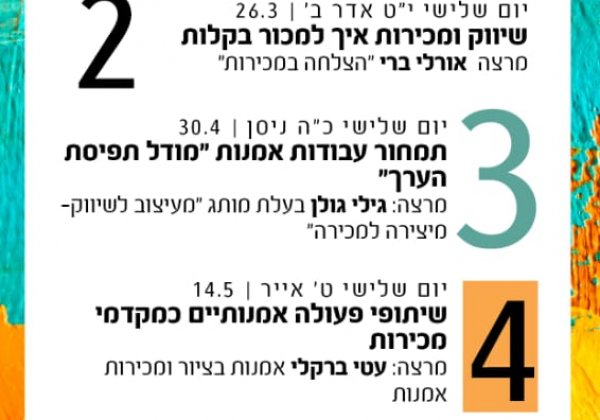 הכשרה שכל אמנית צריכה!!!